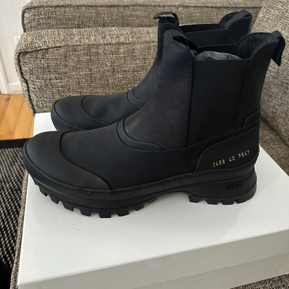 Common Projects Chelsea Hiker Boots w/ Vibram Sole - Unisex - Lightly worn main image 5